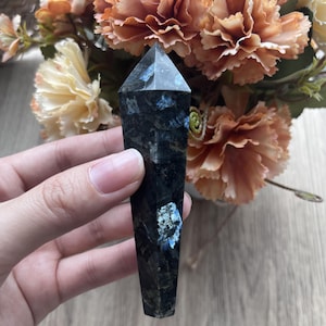 Labradorite Wand,Rainbow Labradorite Obelisk,Labradorite Tower Point,Flashy Labradorite,Healing Crystal Point