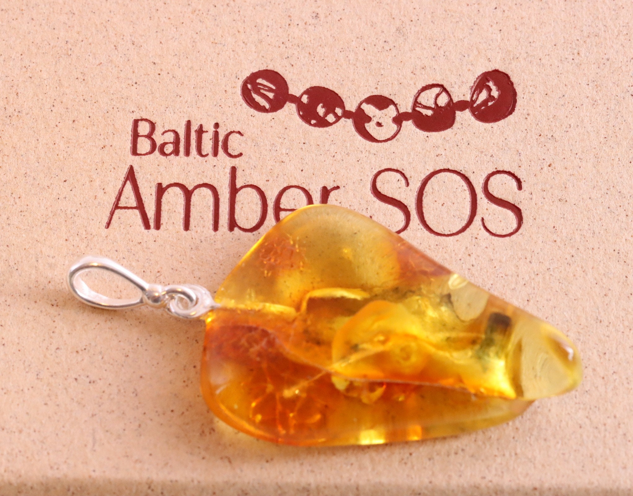 Collier En Ambre De La Baltique Véritable - Perles Rondes Irrégulières Miel - Avec Certificat