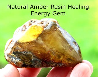 Baltic Amber Gemstone,  Collector’s Specimen,  Natural Amber Resin Healing Energy Gem