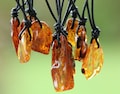 Amber Amulet Gift for Wellness / Natural Jewelry / Polished Tumbled Gem for Protection / Natural Nordic Baltic Amber Stone Pendant. product logo