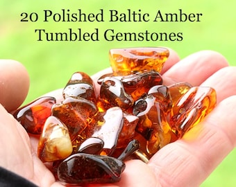 Perline Ambra Baltica Naturale 20 Gr &ndash; Chips Forate, Grezze, Dalla Lituania