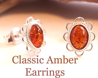 Orecchini A Goccia In Ambra Baltica Più Venduti - Ambra Miele - Foto 8