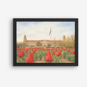 Texas Tech Watercolor Print