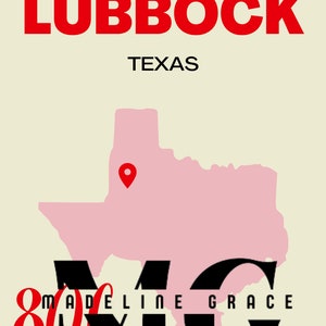Lubbock, TX Texas Tech Themed Wall Art Prints - Etsy