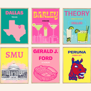 SMU Dallas Wall Art Prints