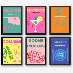 Stillwater, OK Wall Art Prints