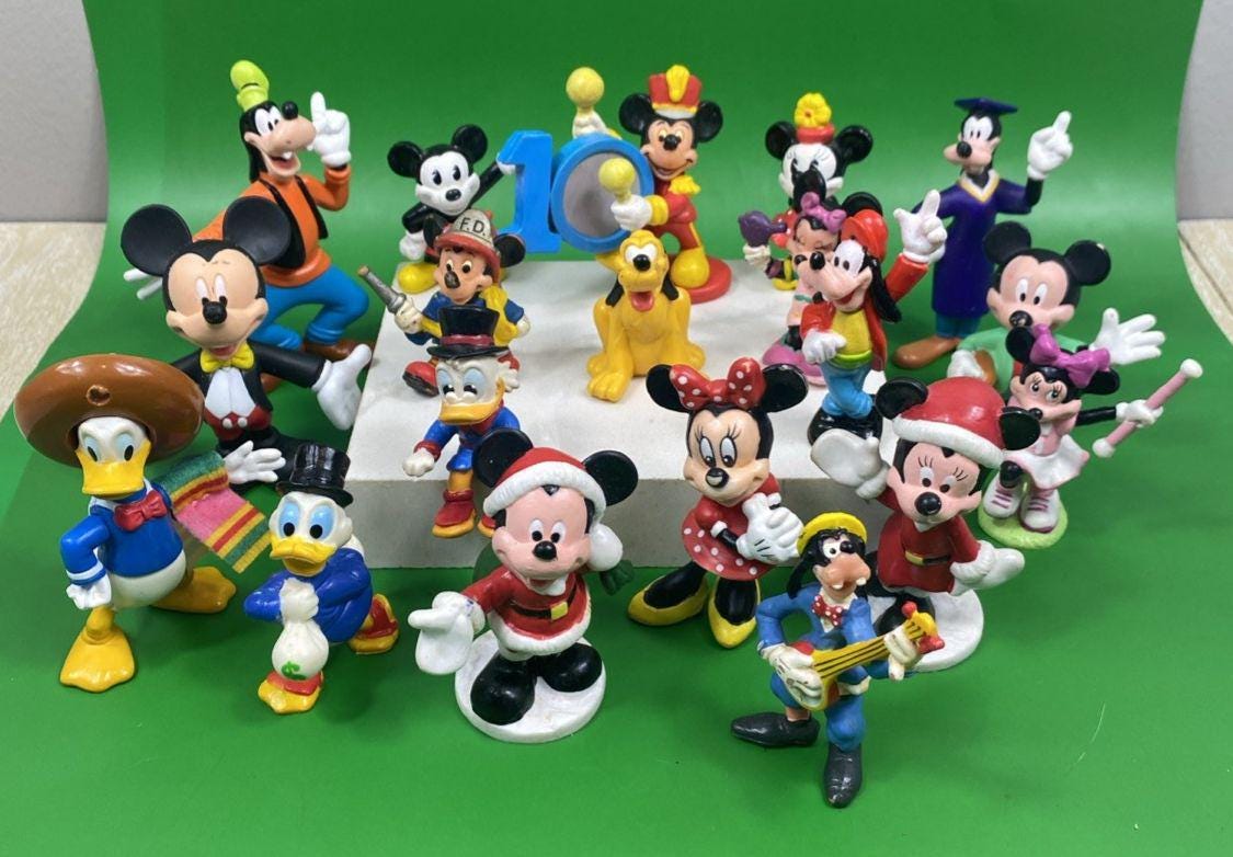 VTG 19 個セット 70 年代 - 90 年代 ミッキー、ミニー、ドナルド