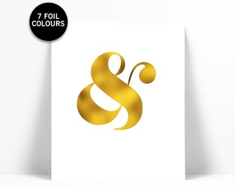 Ampersand Colour Overlay A4 or A3 Print - Etsy