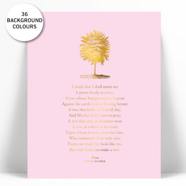 Joyce Kilmer - Etsy
