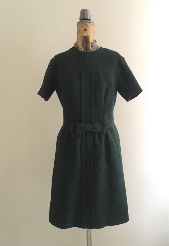 audrey horne black dress Embellished Plunge Neck Mini Dress in Black - 4 main image 1