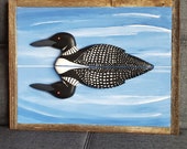 Reflection of a loon