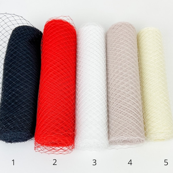 French veil netting 10" wide by the yard / Bridal Veil Netting / Craft Netting