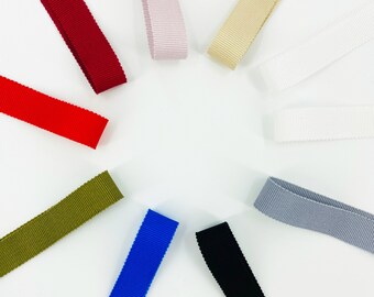 Double Faced Rayon Grosgrain Ribbon: Luxury Apparel Trim