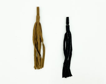 Genuine Suede Small Tassel for Jewelry or Handbags