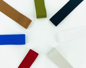 Cotton Twill Herringbone Ribbon DIY Craft Supplies