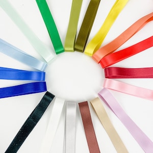100% Silk Ribbon by the yard / Luxury Silk Ribbons