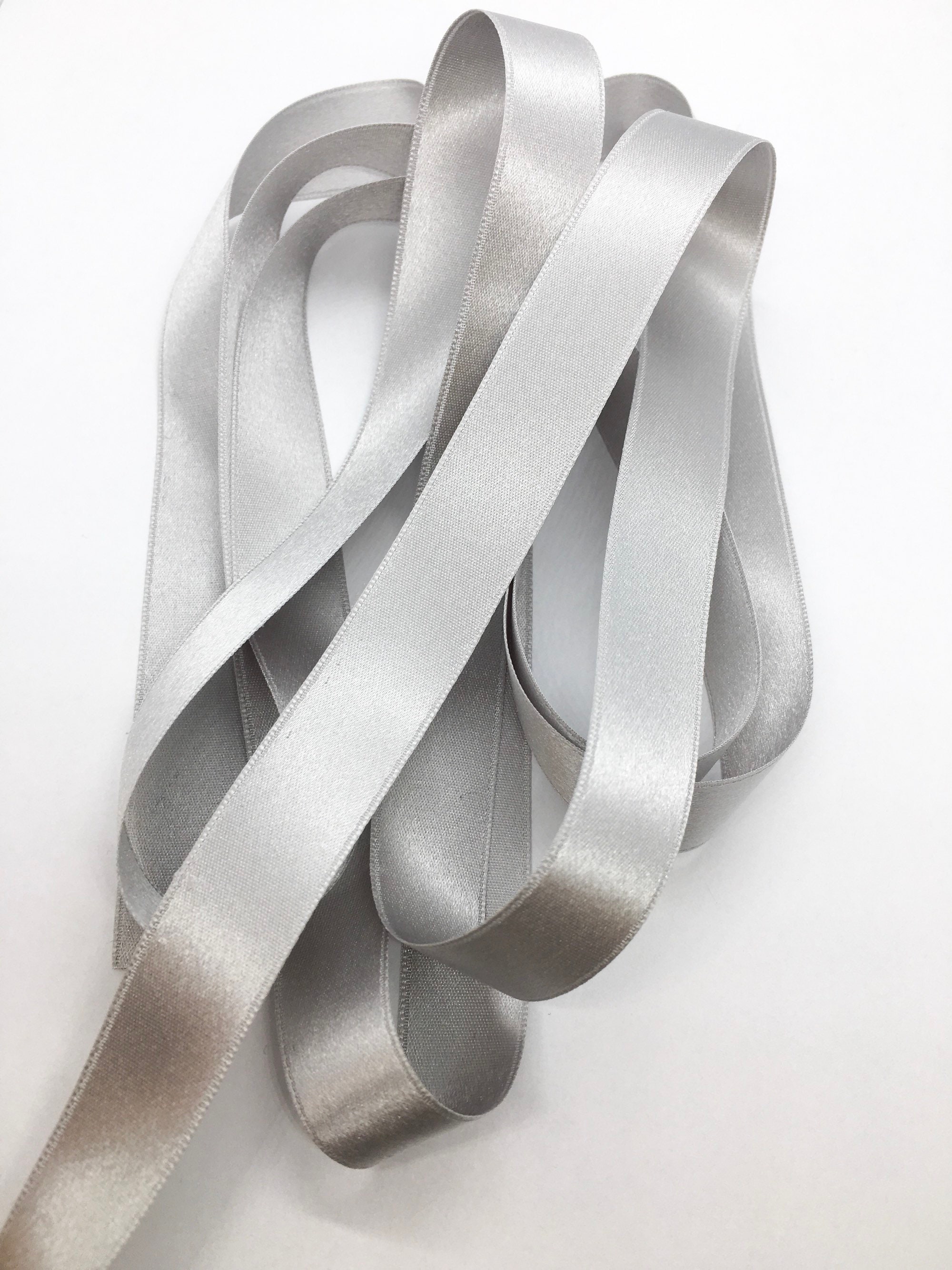 Luxurious REAL 100% Silk Ribbon by The Yard Choose Your Color and Width