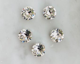 Swarovski Zirius Chaton 7mm Montees 1088 SS34 Sew on 4 prong setting Rhinestone Crystal