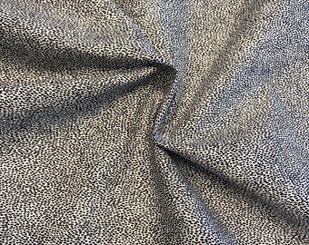 Black and White Speckled Cotton Fabric for Quilting and Mask Making By the Yard