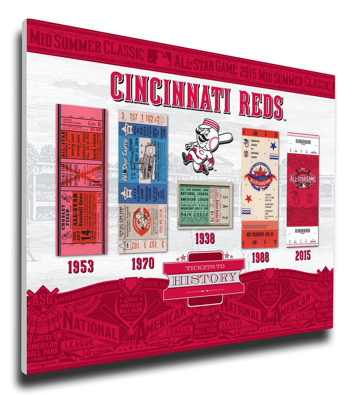 2015 MLB AllStar Game Tickets to History Canvas Print Etsy 2015 MLB AllStar Game Tickets to History Canvas Print Etsy