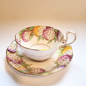 Royal Albert &quot;Candytuft&quot; teacup and saucer