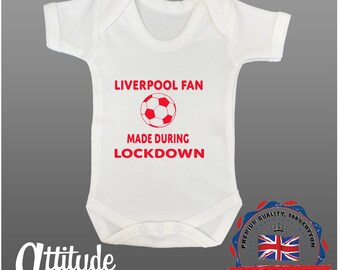 personalised liverpool baby grow