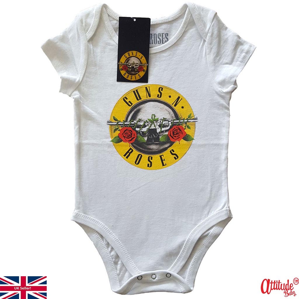Guns N Roses Baby GrowsGuns N Roses White Classic LogoÍconos Etsy