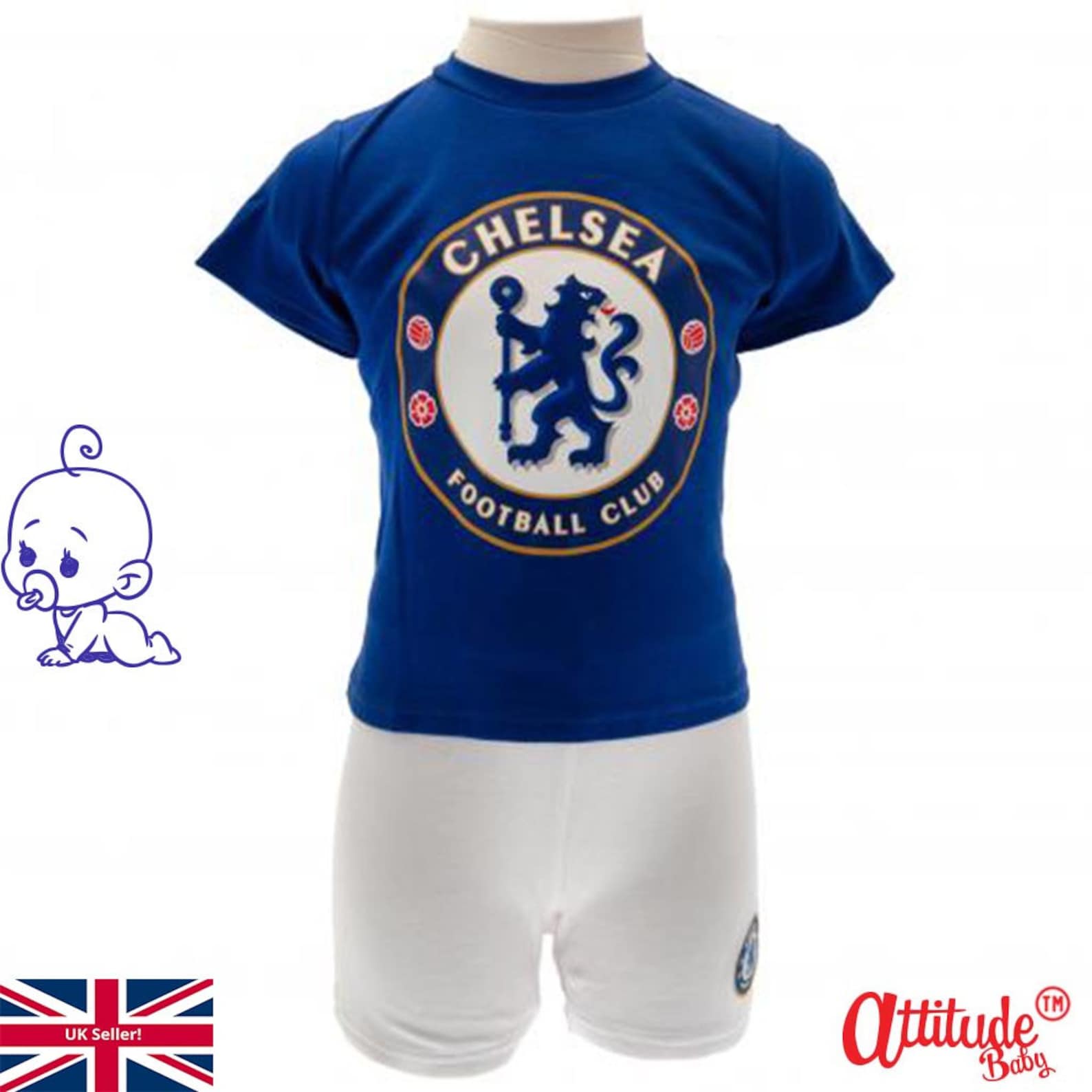 Chelsea Baby Kits-chelsea FC Official Baby Chelsea FC Kit-baby - Etsy Australia