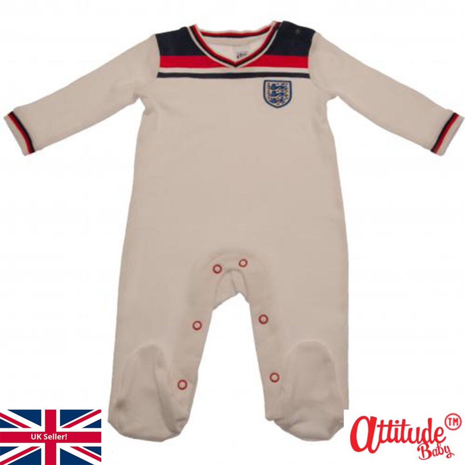 Baby England Sleepsuitengland Baby Retro Kit Sleepsuitbaby Etsy UK