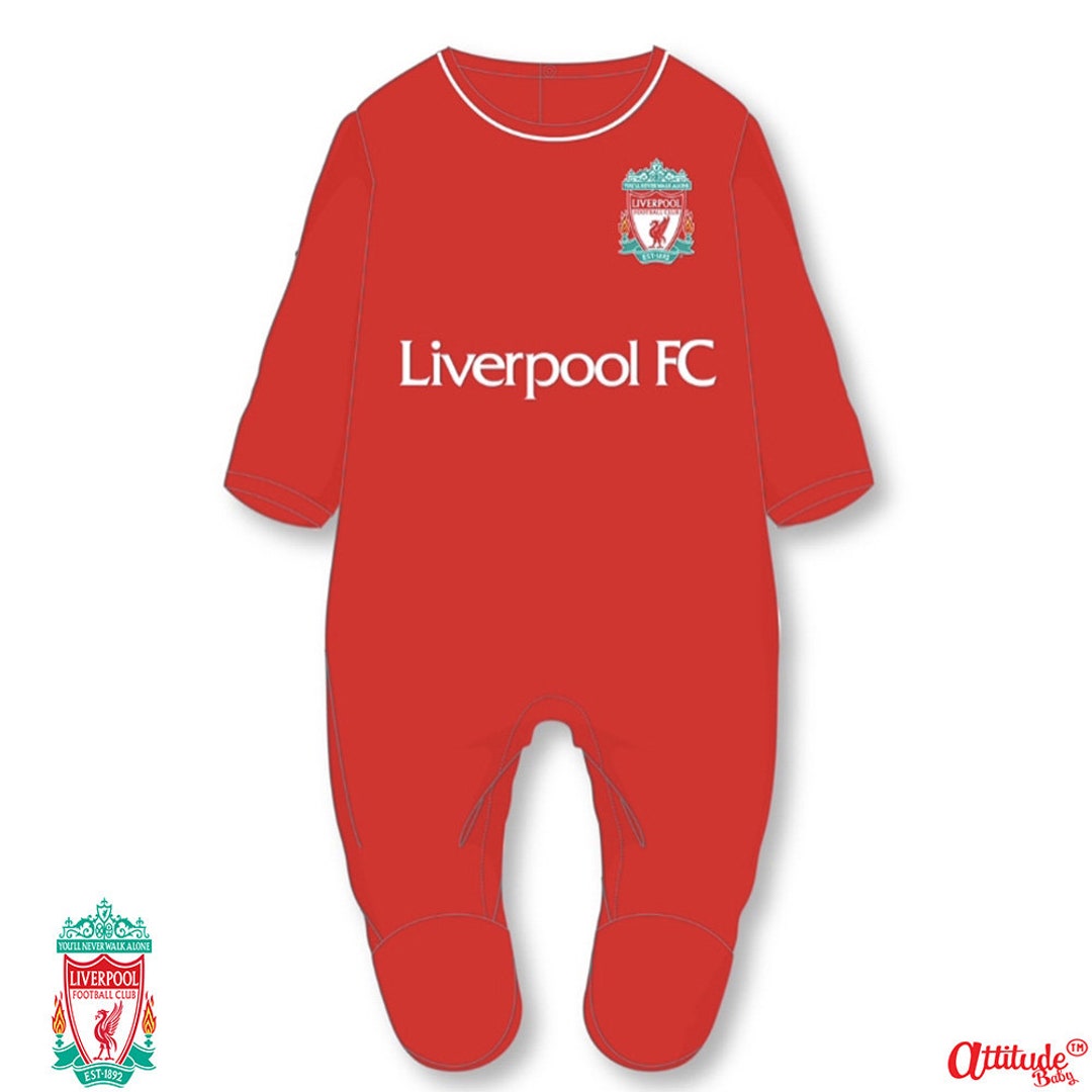 Liverpool FC Baby Sleepsuitsofficialliverpool FC Etsy