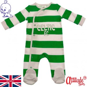 Baby Celtic Kit-sleepsuits-official Celtic FC Sleepsuits-baby