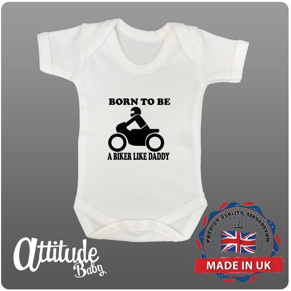 Biker Baby Grows-born to Be A Biker Like Daddy-funny Baby Grows-occupation  & Hobby Baby Grows-premature Baby Clothes-newborn Baby -  Ireland