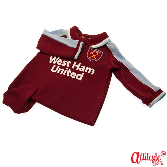 Duidelijk maken Onderverdelen mist West Ham Baby Kit-sleepsuit-official West Ham FC Baby - Etsy