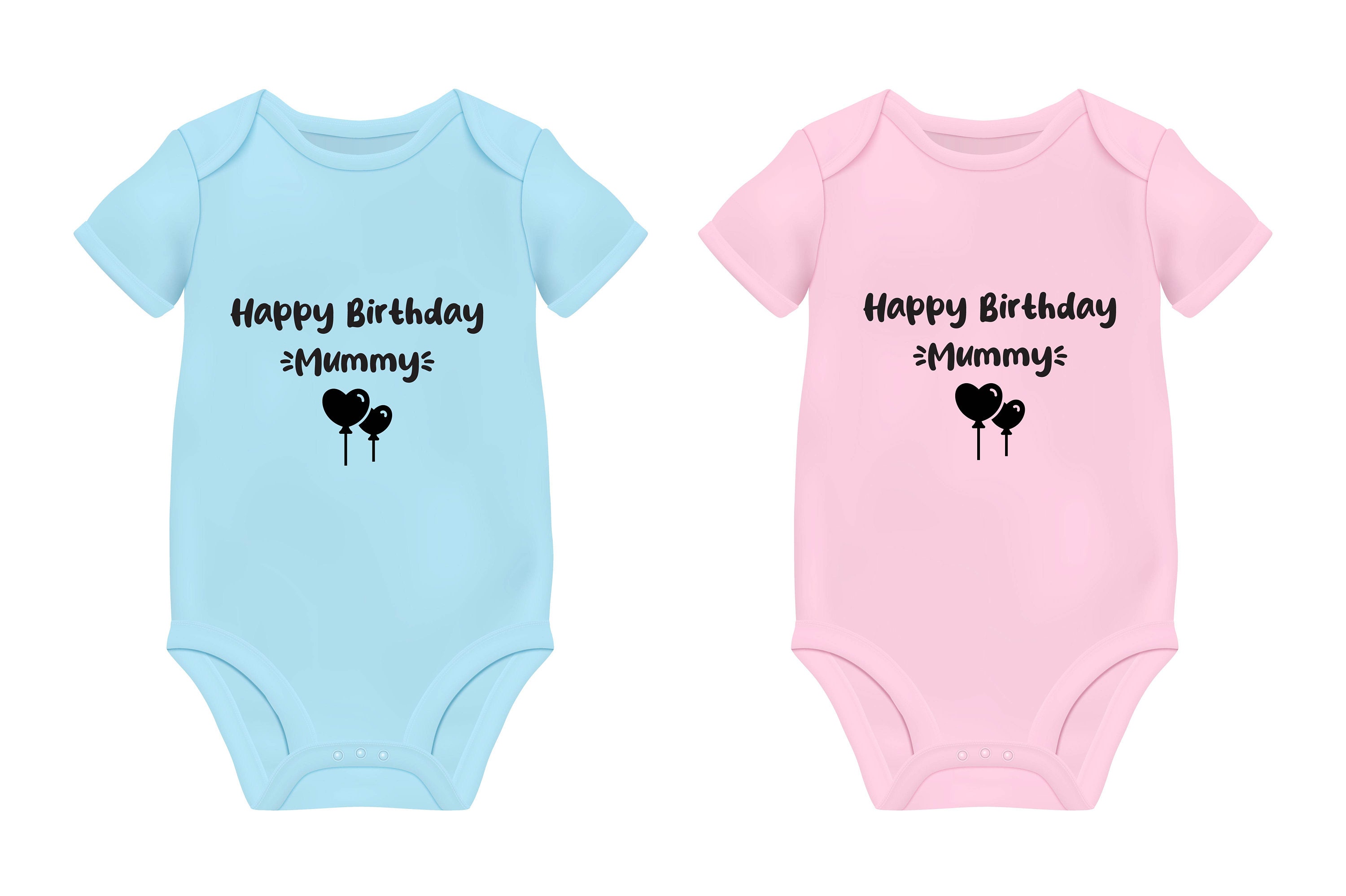Gelukkige verjaardag mama witte effen baby Grow baby vest goedkope babykleding grappige baby Grow gedrukte baby Grow HB01 Etsy Nederland