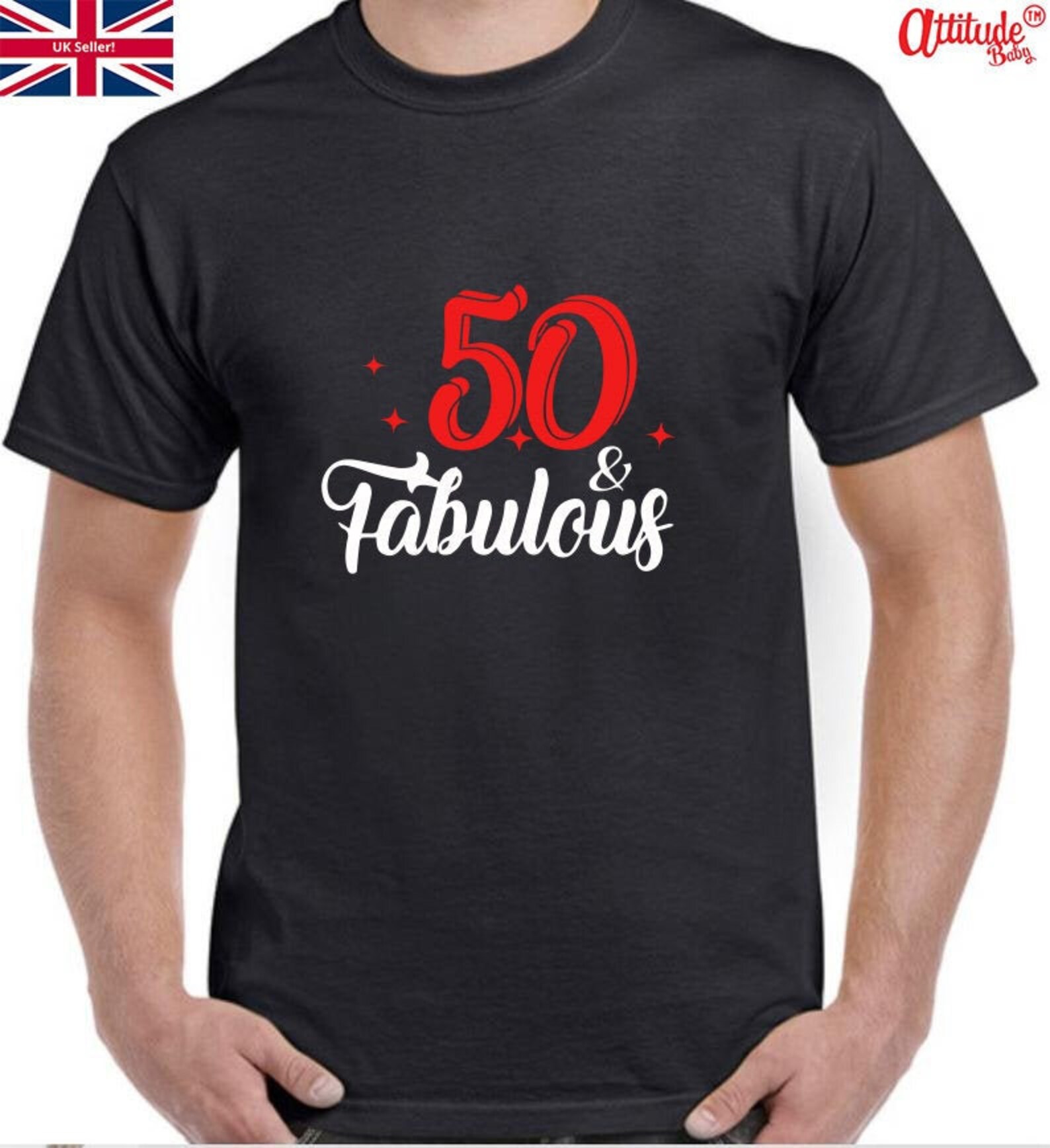 50th Birthday Funny T Shirts50 & Fabulousfunny T Shirt Etsy