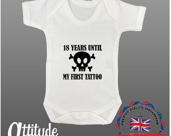 Personalised Funny Pirate Girl Baby Grow Gro Body Suit Vest BodySuit Named Gift 