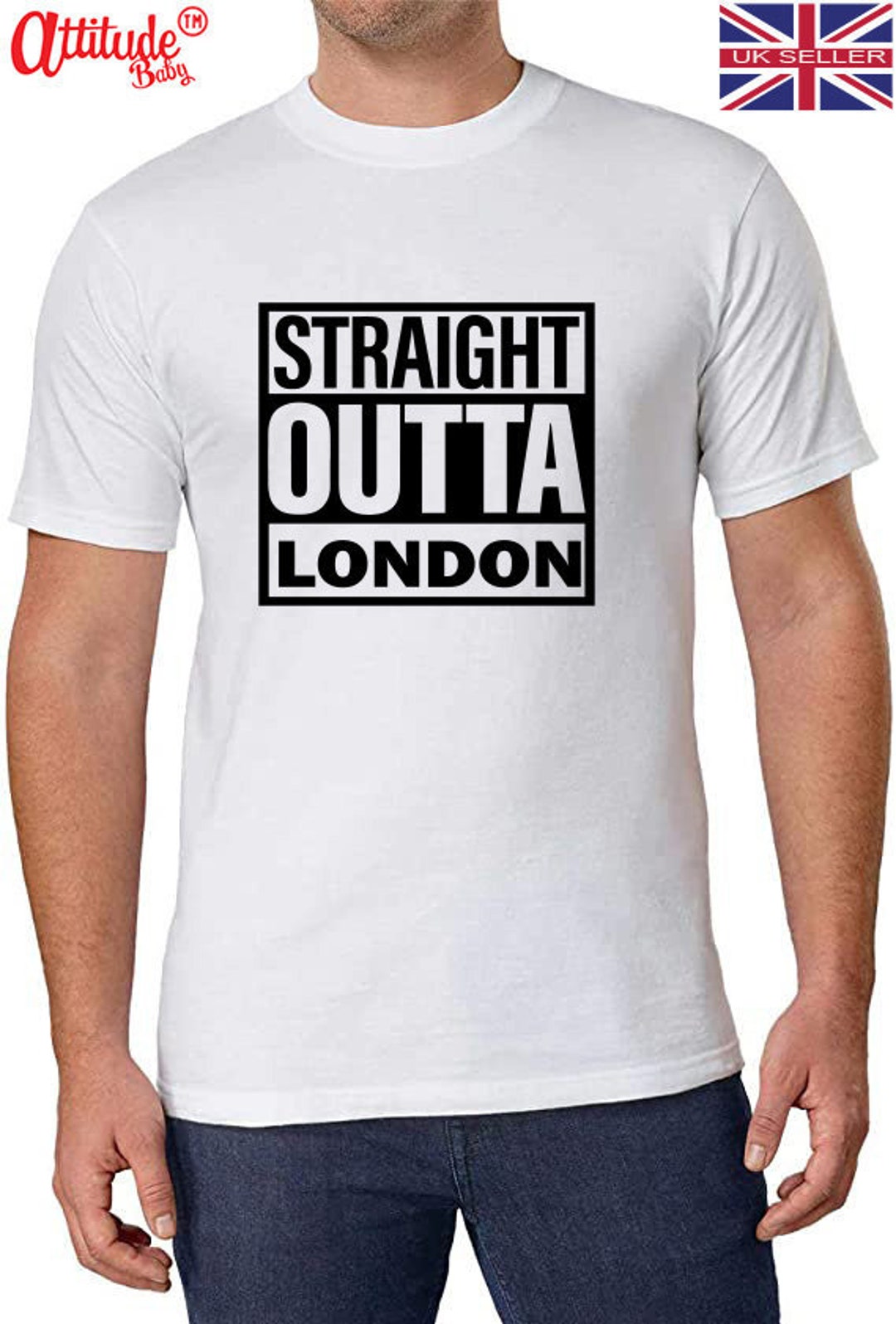Straight Outta London-london T Shirt -