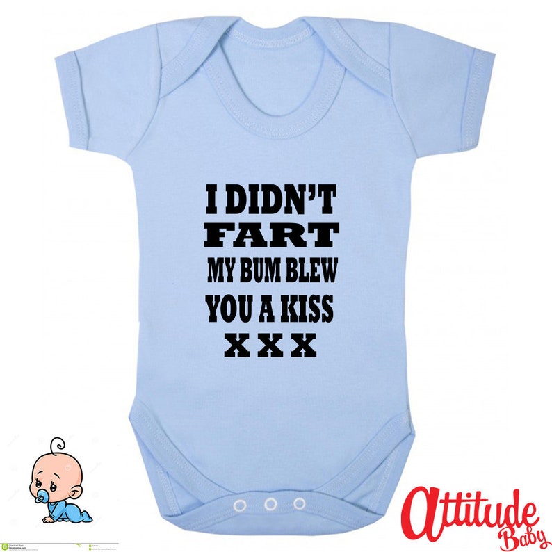 Funny Baby Grows Baby Growsprintedi Didn't Fartfunny Etsy