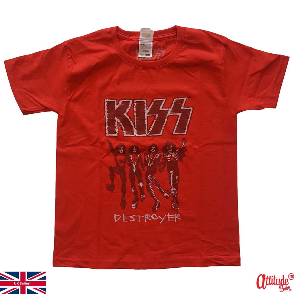 Kiss Kids T Shirts-kiss Destroyer 