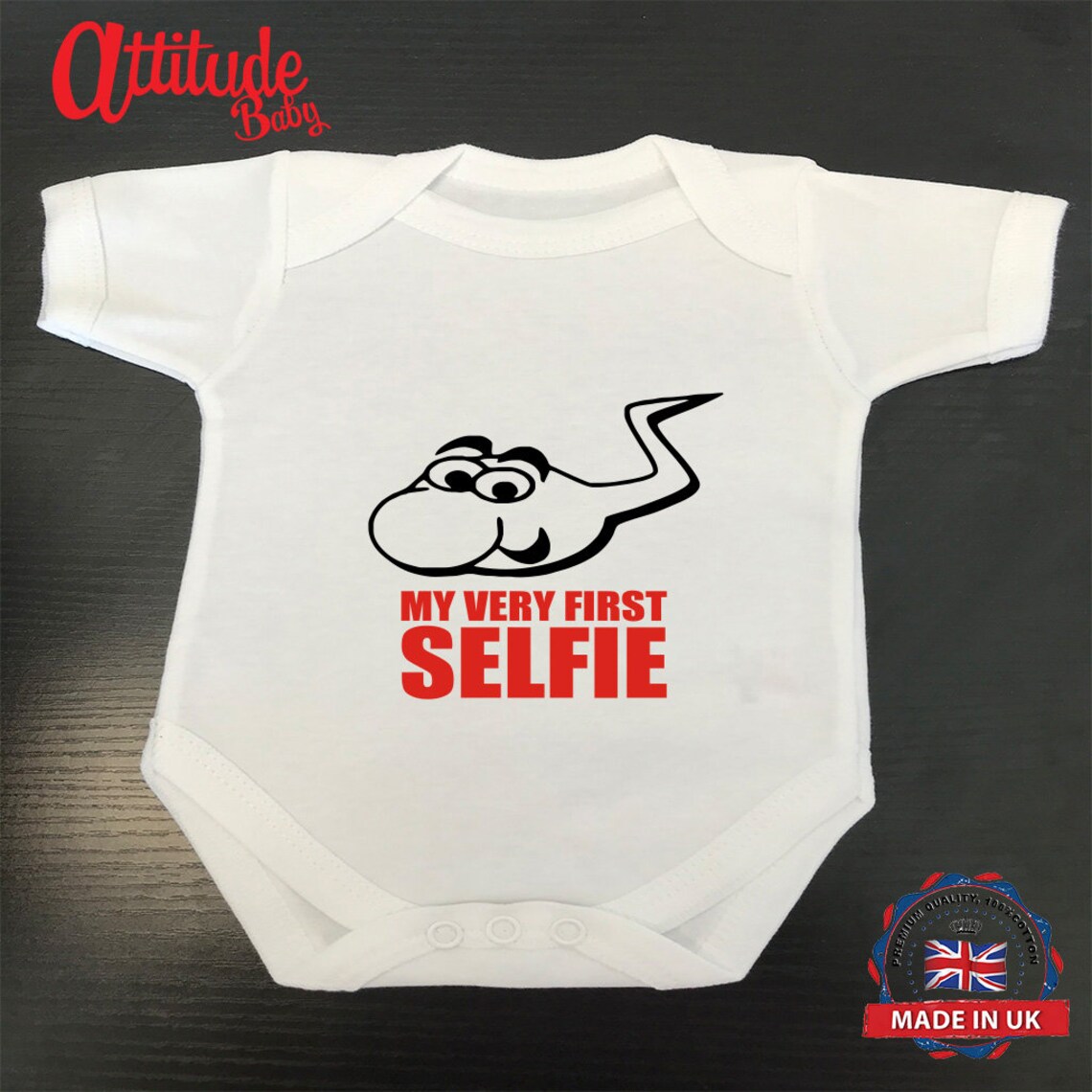 Funny Baby Growsmy First Selfiefunny Baby Growspremature Etsy