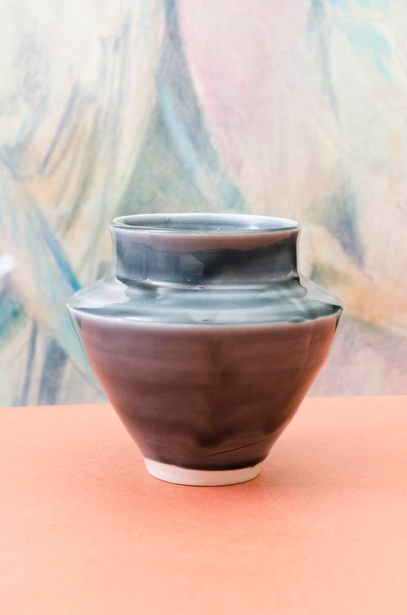 Angular Blue Vase