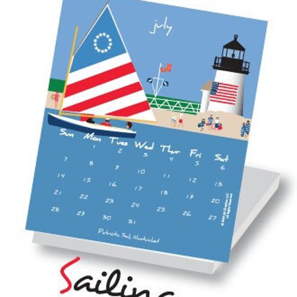 2024 Sailing Jewel Case Calendar