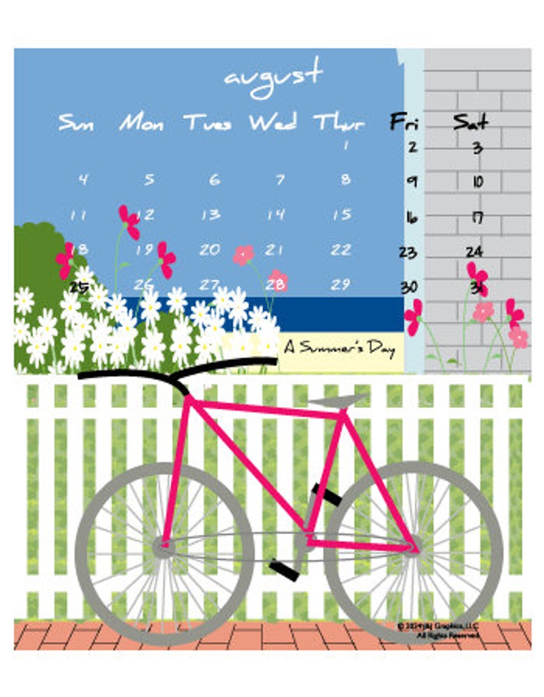2024 Cape Cod Wall Calendar Etsy