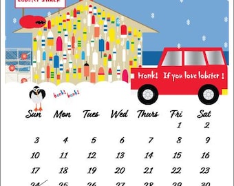 2027 Maine Wall Calendar