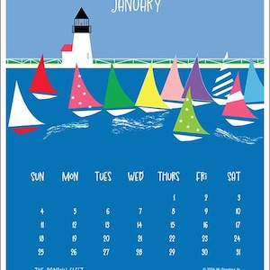 2026 Nantucket Wall Calendar