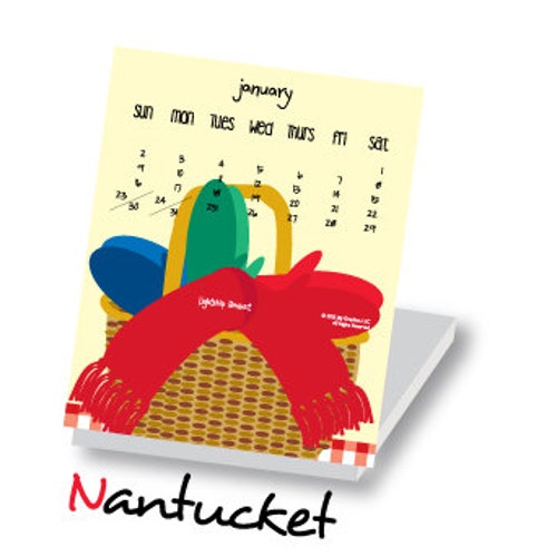 2022 Nantucket Jewel Case Calendar | Etsy
