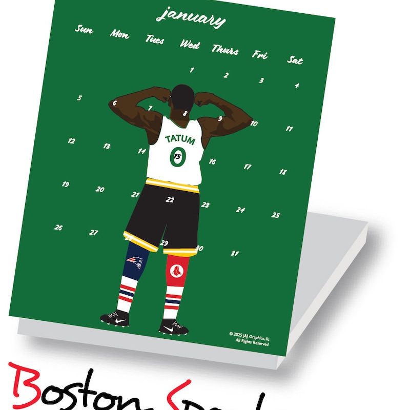 Boston Celtics 2025 Calendar Etsy