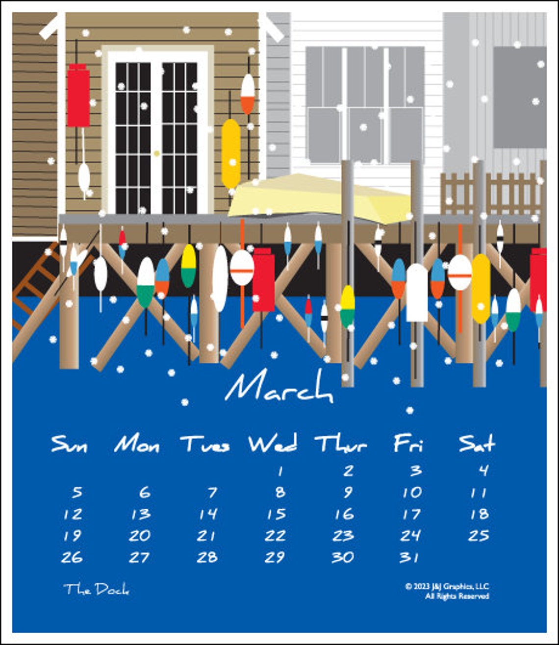 2023 Cape Cod Wall Calendar Etsy Australia