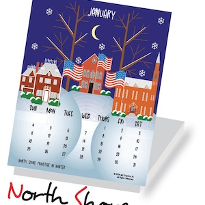 2026 North Shore Jewel Case Calendar