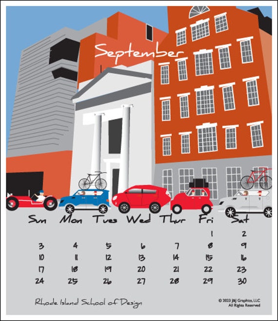 2023 Rhode Island Wall Calendar - Etsy